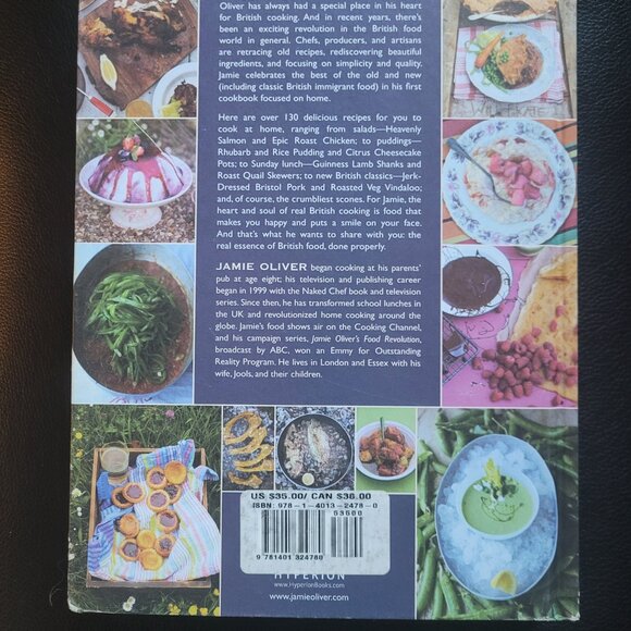 Jamie Oliver's Great Britain Hardcover Cookbook - Picture 2 of 2